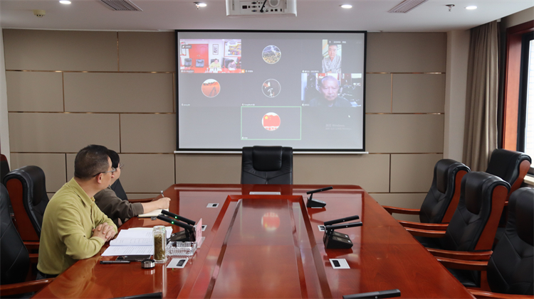 集團(tuán)公司出席與上海向陽公益基金會(huì)、 供銷總社青島公司、國科凱信集團(tuán)交流合作視頻會(huì)